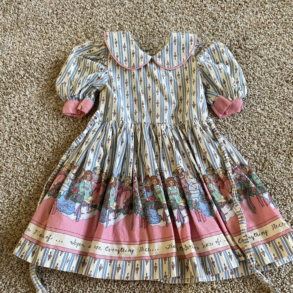 Little Girl’s Vintage Handmade Dress